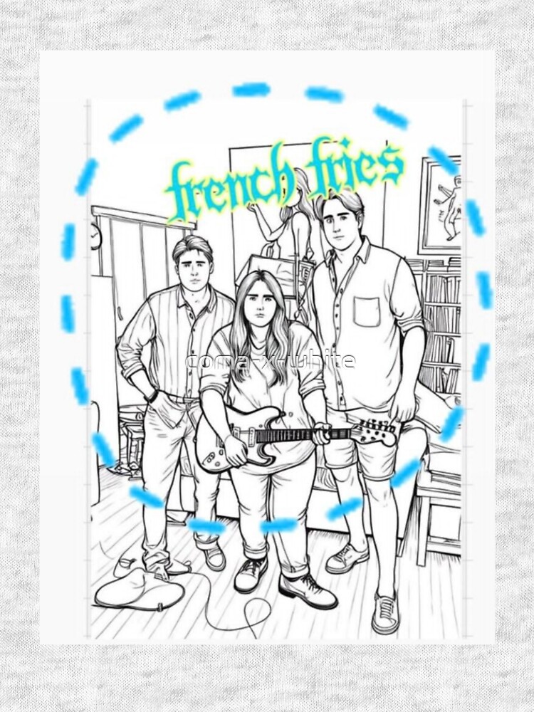 Thumbnail 7 of 7, Tri-blend T-Shirt, French fries designed and sold by coma-x-white.