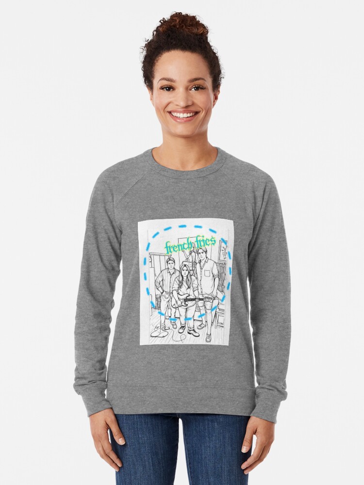 Thumbnail 2 of 5, Lightweight Sweatshirt, French fries designed and sold by coma-x-white.
