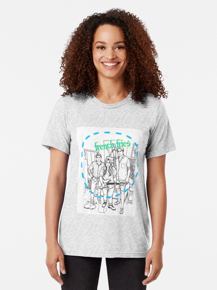 Thumbnail 2 of 7, Tri-blend T-Shirt, French fries designed and sold by coma-x-white.