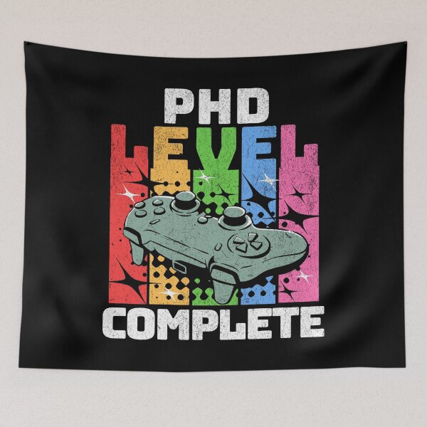 Item preview, Ph.D. Level Complete | PhD Graduation | Thesis Defense |  Degree Gift | Doctorate Degree Gift | Dissertation Defense | Phinished designed and sold by jadedscientist.