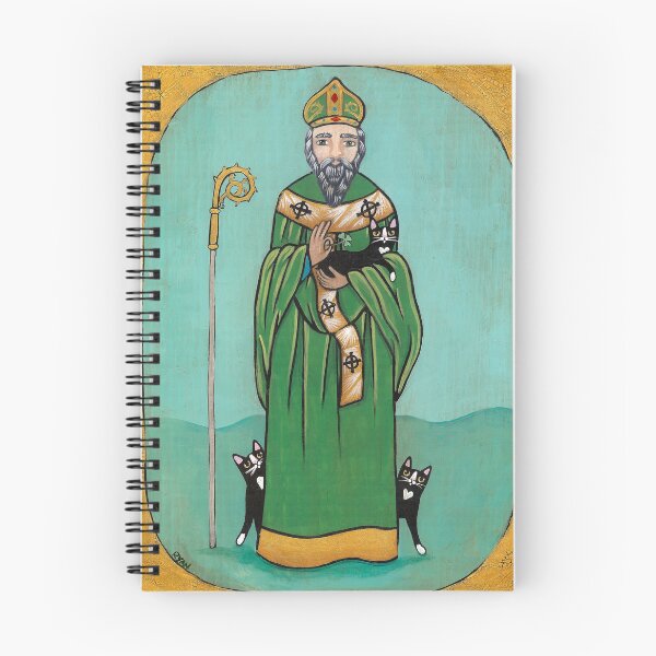 Item preview, Saint Patrick and His Tuxedo Cats designed and sold by KilkennyCat Art.