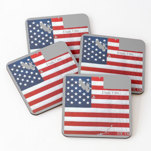Item preview, American Flag Over Utah Design designed and sold by PhilbonianDezin.