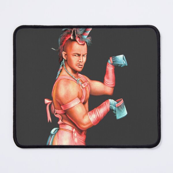 Item preview, Pink Gay Unicorn meme, oil on black velvet by Jorge Torrones version 2 designed and sold by velvetify.com.