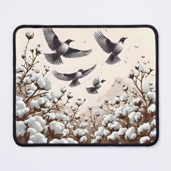 Item preview, Birds in cotton fields designed and sold by Ciervo Primavera.
