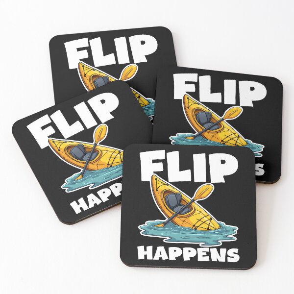 Item preview, FLIP HAPPENS - KAYAKING GIFT designed and sold by KEF Custom.