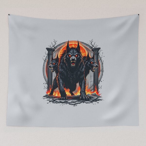 Item preview, Spirit Animal Cerberus – Guardianship, Loyalty & Protection designed and sold by Jollys-ArtShop.