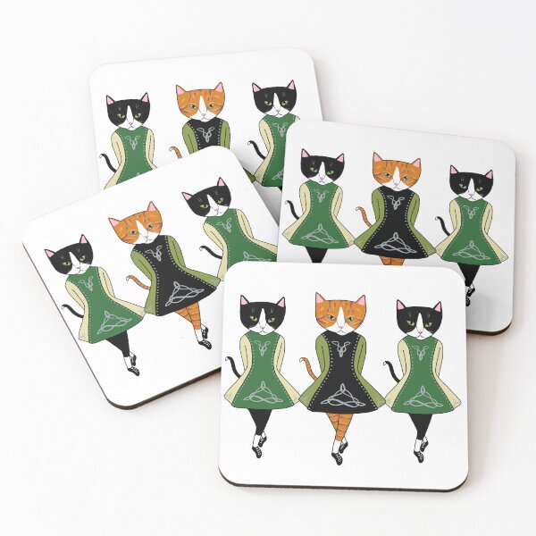 Item preview, The Irish Step Dancers designed and sold by KilkennyCat Art.