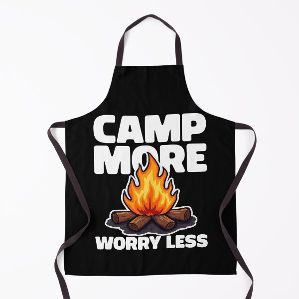 Item preview, CAMP MORE, WORRY LESS - CAMPFIRE GIFT designed and sold by KEF Custom.