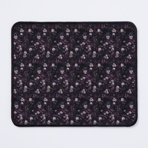 Item preview, Midsummer Night’s Dream – Fine Floral Pattern #DarkFloral #GothicBotanical #WearableFloral designed and sold by ANTHROPOLESLEY.