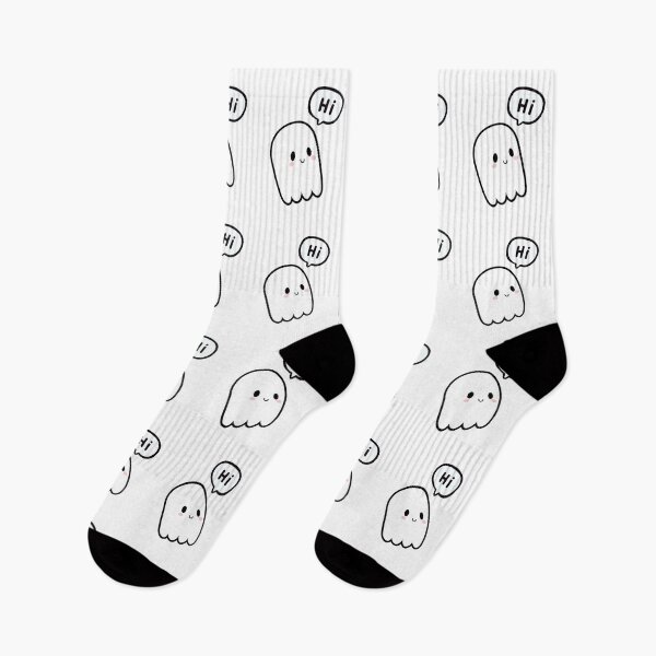 Item preview, Cute Ghost Saying Hi, In Speech Bubble, Hello designed and sold by AASparksDesigns.