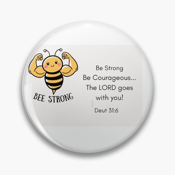 Item preview, Be Strong & Courageous! designed and sold by fribabywonder.