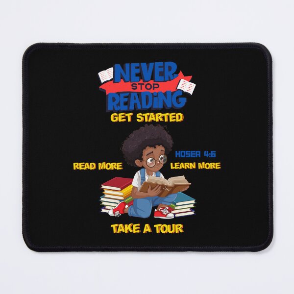 Item preview, Never Stop Reading designed and sold by Victorious Remnants.