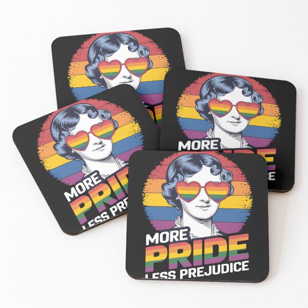 Item preview, More Pride Less Prejudice LGBT Gay Rainbow Pride Month designed and sold by tearbytea.