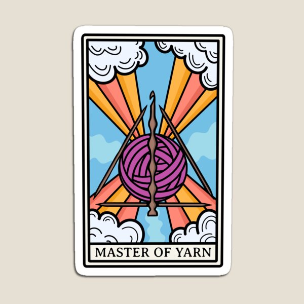 Item preview, The Original Yarn Master Tarot Card designed and sold by PinkSheepMerch.