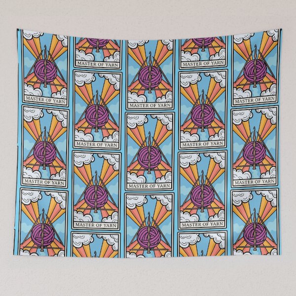 Item preview, The Original Yarn Master Tarot Card designed and sold by PinkSheepMerch.