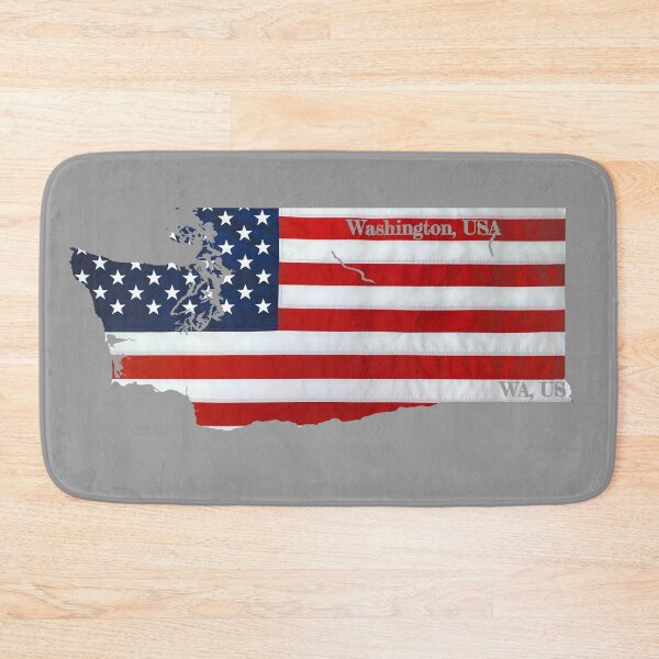 Item preview, American Flag Over Washington State Design designed and sold by PhilbonianDezin.
