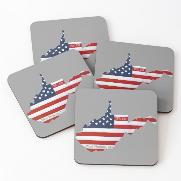 Item preview, American Flag Over West Virginia Design designed and sold by PhilbonianDezin.