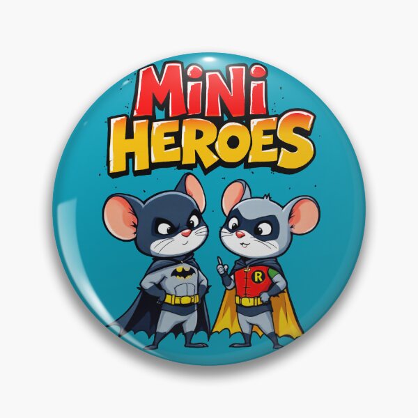 Item preview, Heroic Mouse Duo - Mini Heroes designed and sold by SteadyRolling.