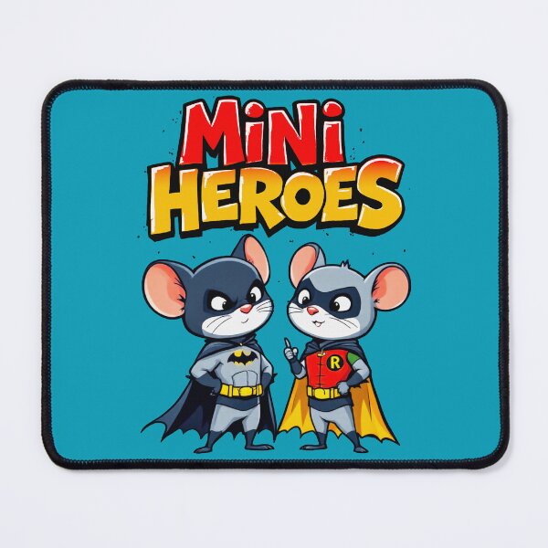 Item preview, Heroic Mouse Duo - Mini Heroes designed and sold by SteadyRolling.