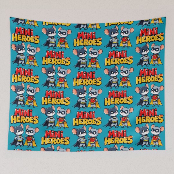 Item preview, Heroic Mouse Duo - Mini Heroes designed and sold by SteadyRolling.