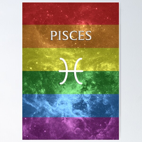 Item preview, Pisces Gay Pride designed and sold by PrideFeliz.