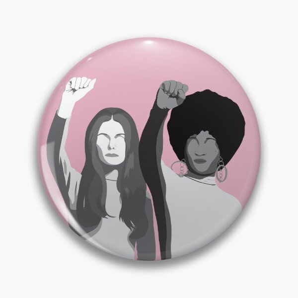 Item preview, Feminists Gloria Steinem & Dorothy Pitman Hughes designed and sold by Olivia Powell Designs.