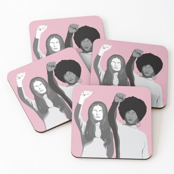 Item preview, Feminists Gloria Steinem & Dorothy Pitman Hughes designed and sold by Olivia Powell Designs.