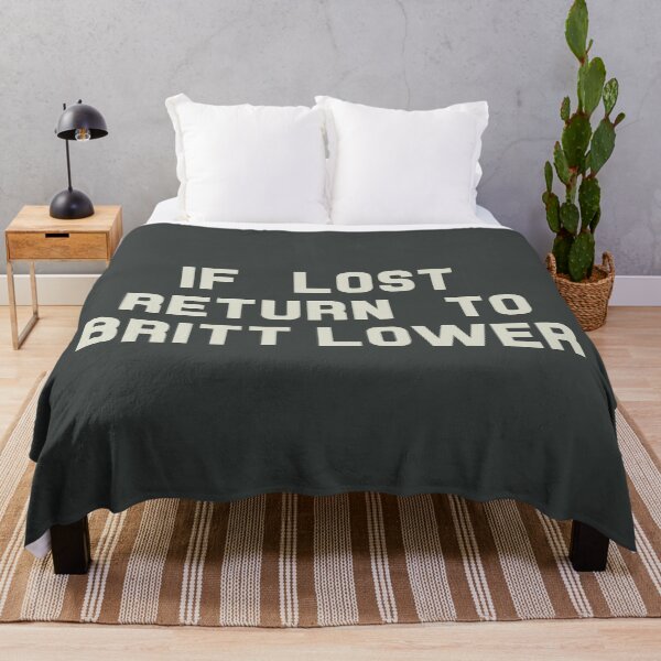 Item preview, If Lost Return to Britt Lower Tee designed and sold by deluluhaze.