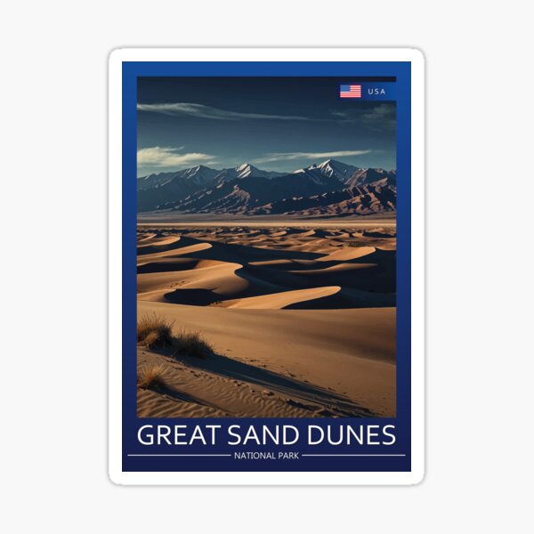 Item preview, Great Sand Dunes National Park USA Travel designed and sold by Thistle-TShop.