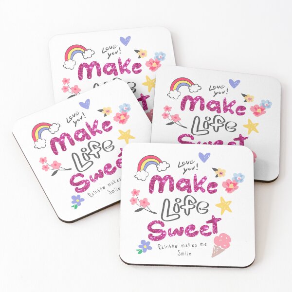Item preview, Make life sweet: Colorful and positive design to brighten your days designed and sold by Polarisofficial.
