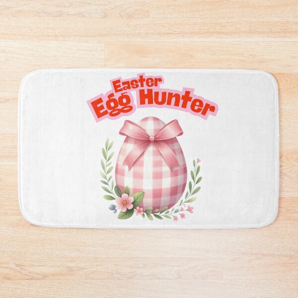 Item preview, Easter Egg Hunter - Cute Pink Plaid Easter Egg Design designed and sold by lojadpop.