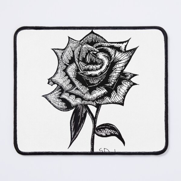 Item preview, Black and White Rose designed and sold by Scott Dash Designs.