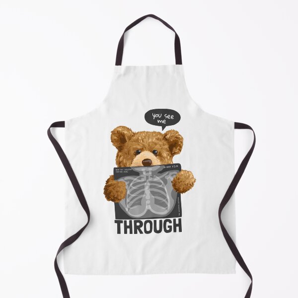 Item preview, "Through Me: Cute and mysterious teddy bear design with X-ray designed and sold by Polarisofficial.