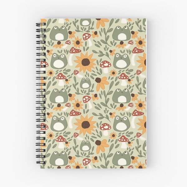 Item preview, Frogs and Floral designed and sold by beesandcacti.