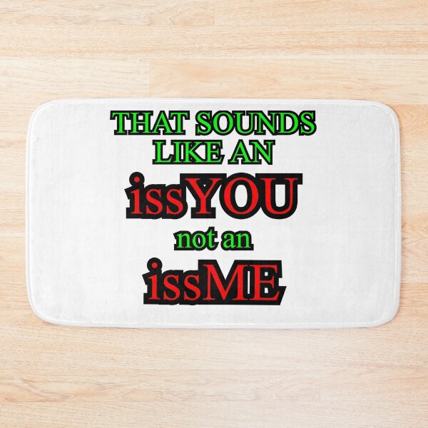 Item preview, issYOU not issME designed and sold by BarracksWear.