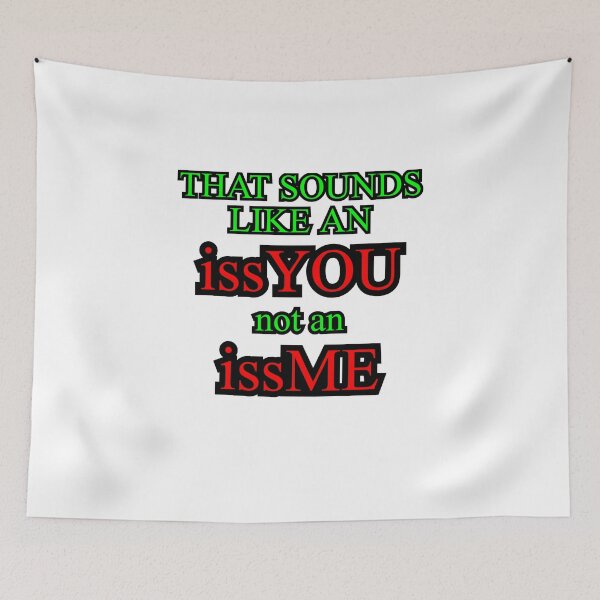 Item preview, issYOU not issME designed and sold by BarracksWear.