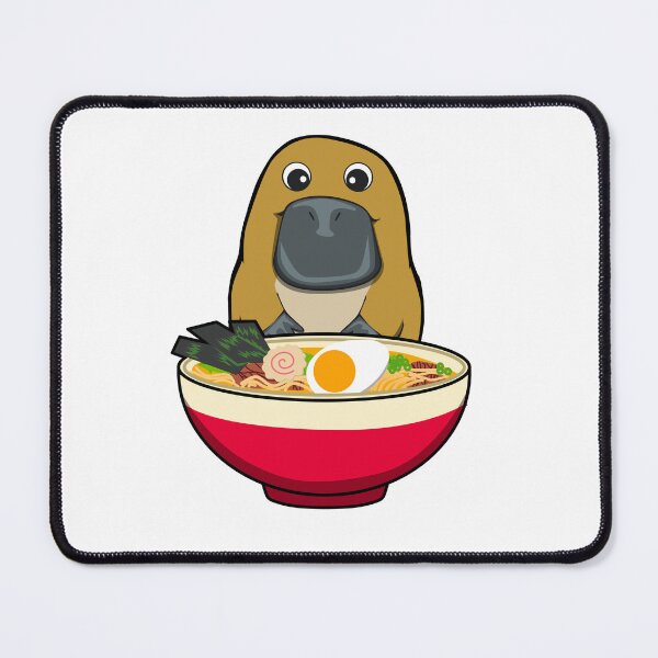 Item preview, Platypus and Ramen Cute and Funny Design designed and sold by Jaudaux Designs.