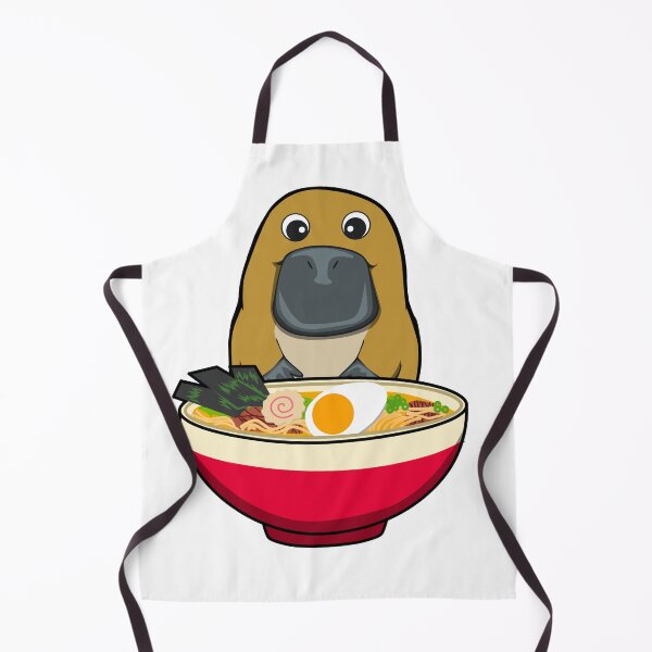 Item preview, Platypus and Ramen Cute and Funny Design designed and sold by Jaudaux Designs.