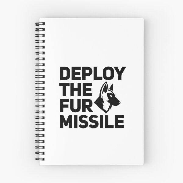 Item preview, Deploy The Fur Missile Belgian Malinois Dutch Shepherd  designed and sold by Guarddogdrive.