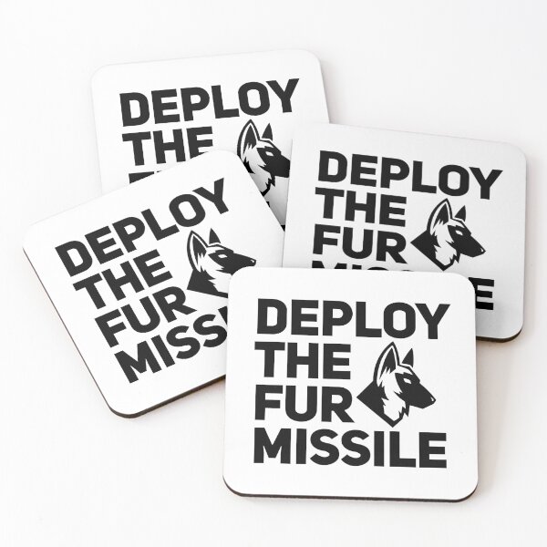 Item preview, Deploy The Fur Missile Belgian Malinois Dutch Shepherd  designed and sold by Guarddogdrive.