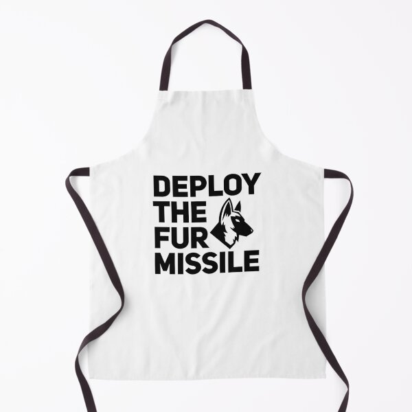 Item preview, Deploy The Fur Missile Belgian Malinois Dutch Shepherd designed and sold by Guarddogdrive.