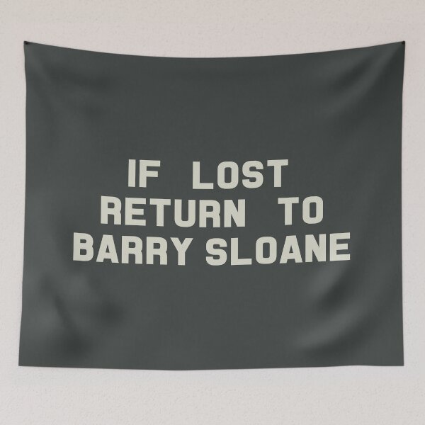 Item preview, If Lost Return to Barry Sloane Tee designed and sold by deluluhaze.