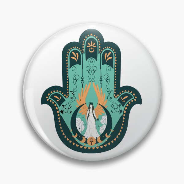 Item preview, Goddess Feminine Hamsa Hand designed and sold by hamsasoul.