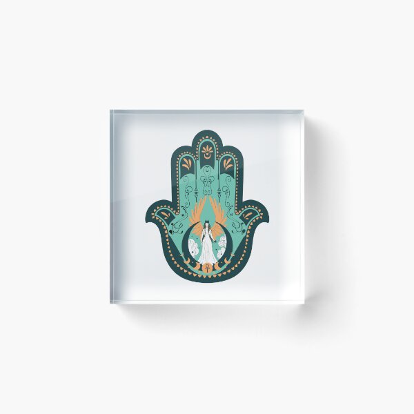 Item preview, Goddess Feminine Hamsa Hand designed and sold by hamsasoul.