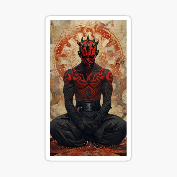 Vista previa del artículo con la obra «Teme a los Sith: Darth Maul», diseñado y vendido por lostboyrufioo.