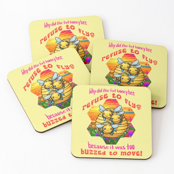 Item preview, Honeybee joke designed and sold by JennyFinns.