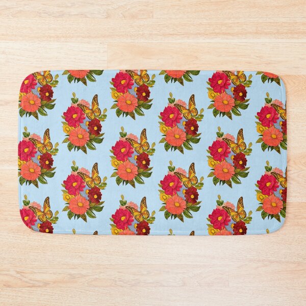 Item preview, Monarch Butterfly and Flowers designed and sold by wolfepaw.