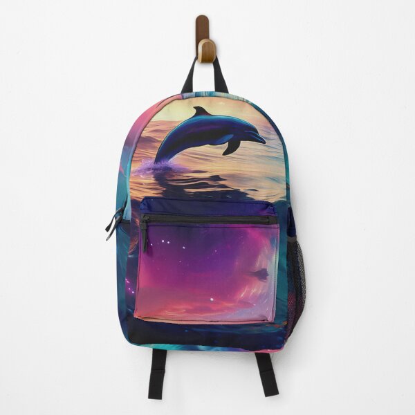 Item preview, Dolphin Swimming In a Cosmic Sea designed and sold by 549 Designs.