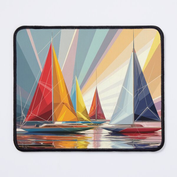 Item preview, Abstract Sailboats print designed and sold by Random Designs.