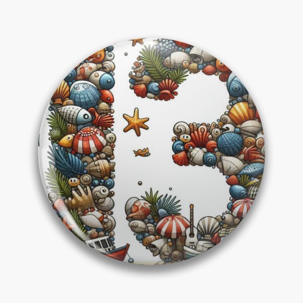 Item preview, lazo numero 13: parque infantil, pez, barco, playa de conchas, palmera designed and sold by langelevski.